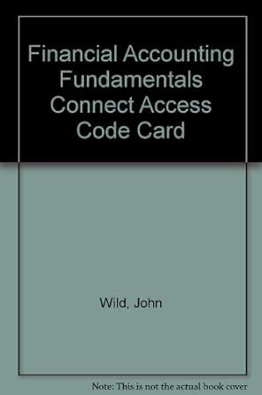 Buy Financial Accounting Fundamentals Connect Access Code Card Book ...