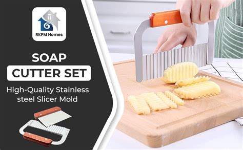 Buy RKPM HOMES Soap Cutter Set, French Fly Slicer Mold for Soap Making ...