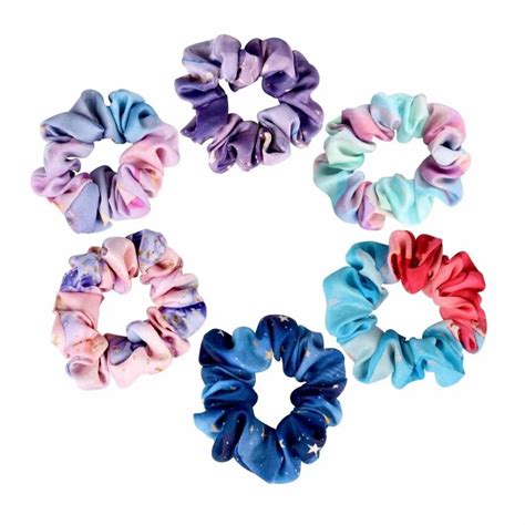 Hair Scrunchies - Satin Silk Volumizer Hair Scrunchies_ Hijab ...