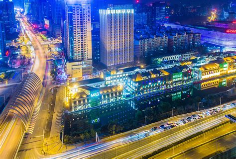 武汉城市夜景图片 - 站长素材