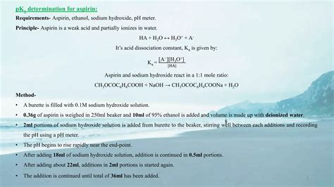pKa and log p determination | PPTX
