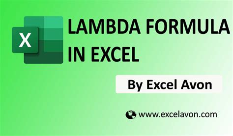Image result for Excel Using Lambda