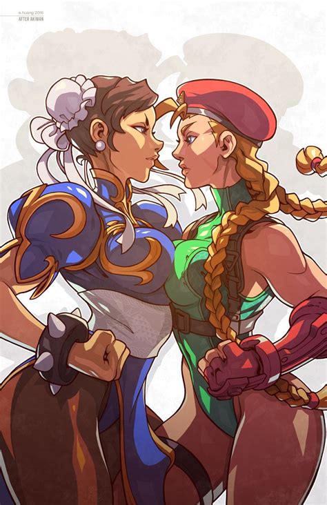 Street Fighter, Chun-li & Cammy, by edwin huang | Street fighter art ...