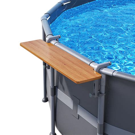 POOLHACKER Pool Bar, Nordic Pine Pool Shelf Swim Up Bar, Exclusively ...