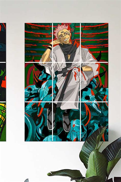 Sukuna Jujutsu Kaisen- Anime Block Kit Posters – froheyo