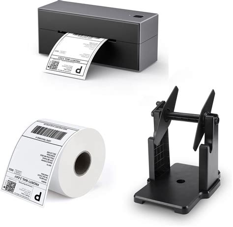 Buy MUNBYN Bluetooth Thermal Label Printer & External Rolls Label ...