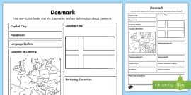 Greece Fact File Writing Template