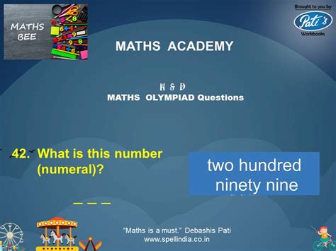 Maths Olympiad exams ... Practice Sample Questions