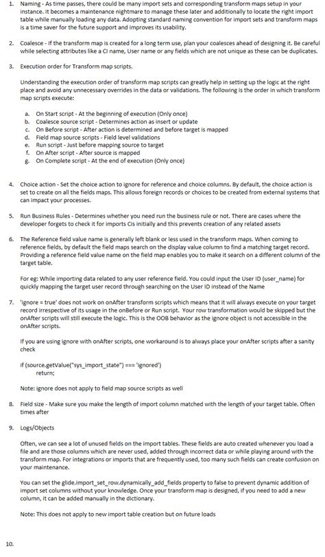 Transform Map in ServiceNow Script 的图像结果