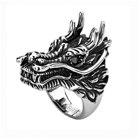 Men's Stainless Steel Dragon Ring | INOX Jewelry - INOX Jewelry for Men