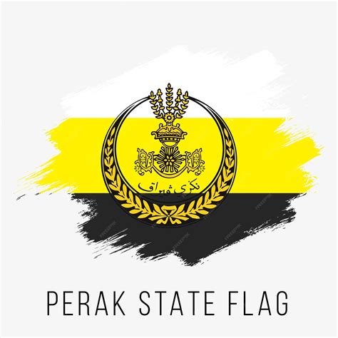 Malaysia state perak vector flag design template perak flag for ...