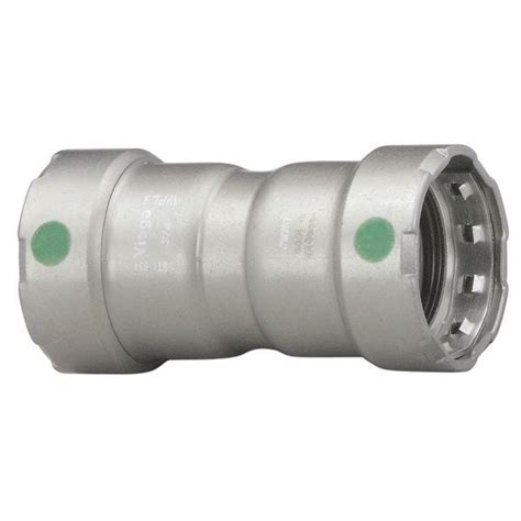 Viega Viega MegaPress coupling With stop, 3/4" x 3/4" 22005 | Zoro