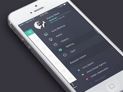 UI Menu Design 的图像结果