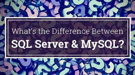 Image result for MySQL or SQL Server