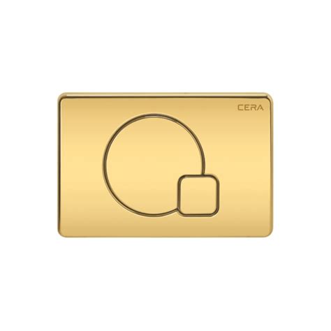 Cera Flush Plate B1120104FG - French Gold on Decure.in