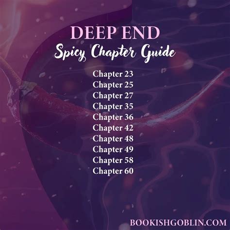 Deep End by Ali Hazelwood Spicy Chapter Guide