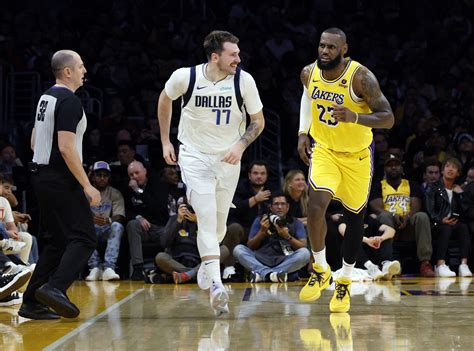 LeBron James and Luka Doncic Bonding Together - BlackSportsOnline