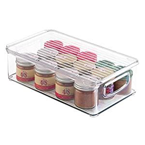 InterDesign Storage Organizer Bin with Lid for Kitchen, Pantry ...