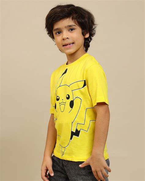 Pokemon Printed Regular Fit Tshirt For Boys – Kidsville