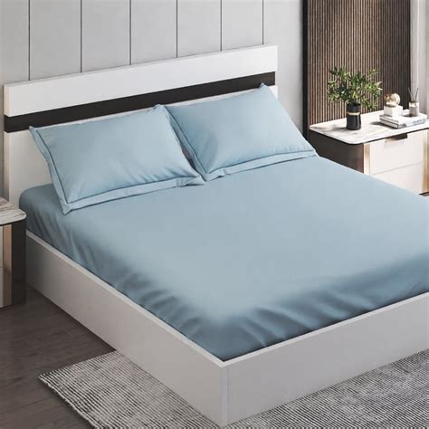 Buy Sienna Cotton 144TC 3Pcs Super King Bedsheet Set from Home Centre ...