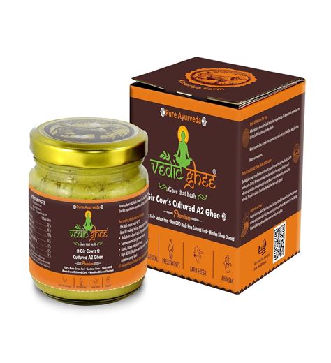 Vedic Ghee Premium A2 Gir Cow Cultured Desi Ghee from Kesariya Farm ...