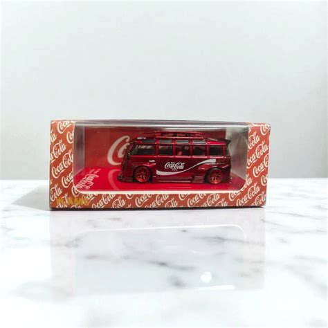 Flame Coke 1:64 Red T1 Bus Volkswagen Camper Bus Kombi Sports Model Di ...
