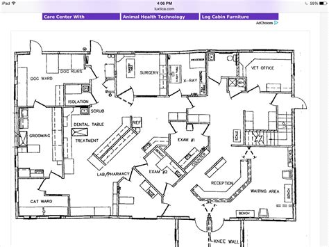 Small Veterinary Clinic Floor Plans