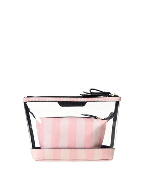 Buy The Victoria AM/PM Beauty Bag Duo Iconic Stripe Online - Style ID ...