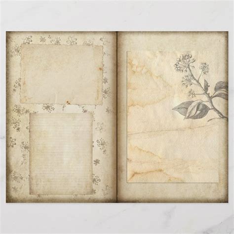 Image result for Vintage Botanical File Folder Scrapbook Tutorial