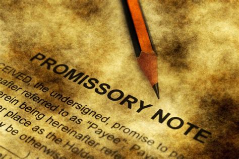 What Is a Promissory Note 的图像结果