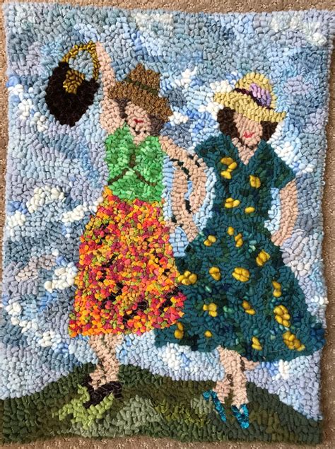 Rug Hooking Patterns 的图像结果