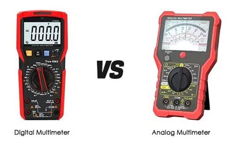 Image result for Analog Multimeter vs Digital Multimeter