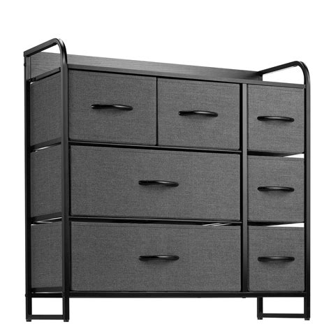 Buy 7 Drawer Dresser Organizer Fabric Storage Chest for Bedroom ...