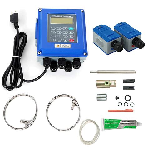 Buy Ultrasonic Flow Meter Clamp On with Sensor Low Viscosity Liquid ...