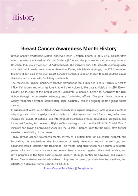 Free Breast Cancer Awareness Month Templates to Edit Online