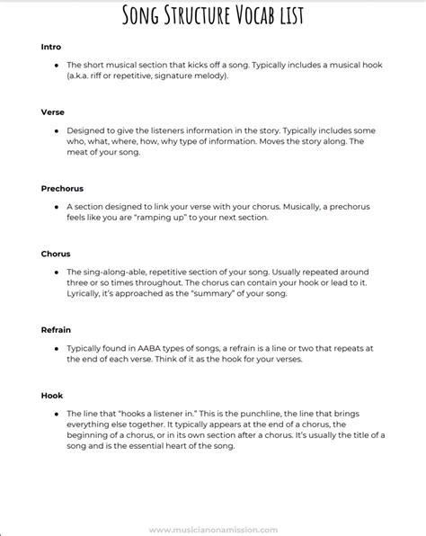 Understanding Song Structure 的图像结果