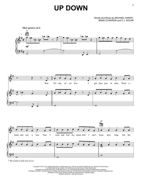 Morgan Wallen - Up Down (feat. Florida Georgia Line) sheet music