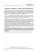 HYDROSTATIC SPINDLES when to use them and why - TDM SA - PDF Catalogs ...