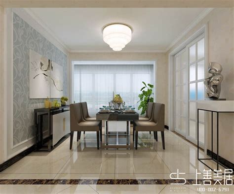盛邦大都会139平三室两厅现代风格装修效果图-石家庄上善美居装饰公司