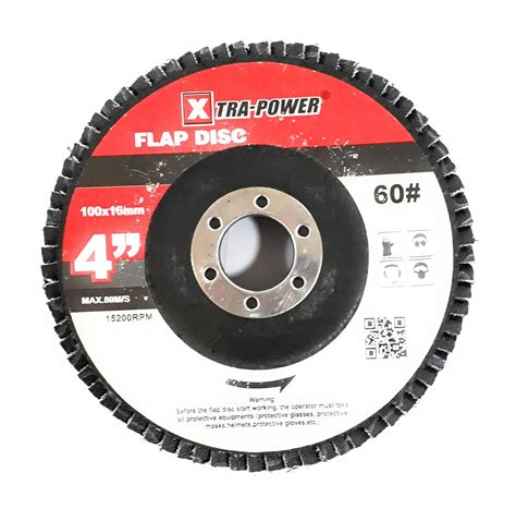 Xtra Power Flap Disc 100 x 16 mm (Pack of 5) : Amazon.in: Industrial ...