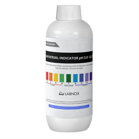 Labnox® Universal indicator solution pH 3.0-11.0 | pH testing solution ...