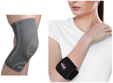 Buy TYNOR Knee Cap with Patellar Ring, Grey, XL, 1 Unit Tennis Elbow ...