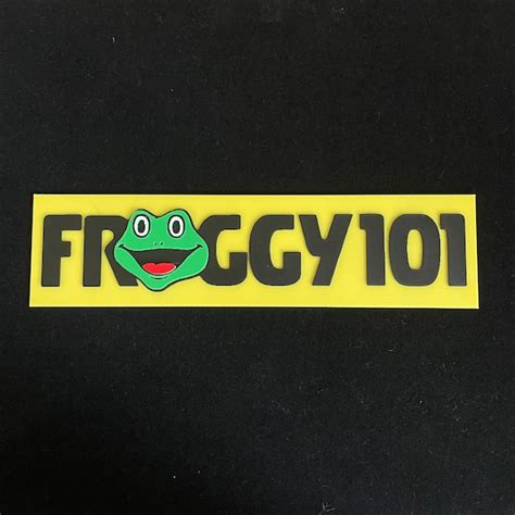 Froggy 101 3D Printed Logo the Office Memorabilia - Etsy India