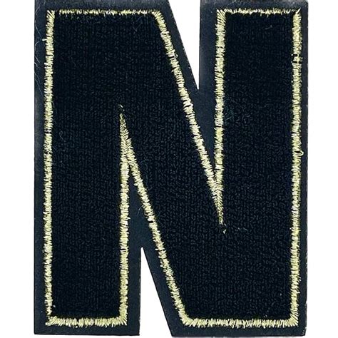 Letter N Hot fix Or Sew Patch – Ani Accessories