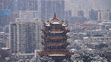 武汉汉口冬天雪景高清图片下载-正版图片501551940-摄图网