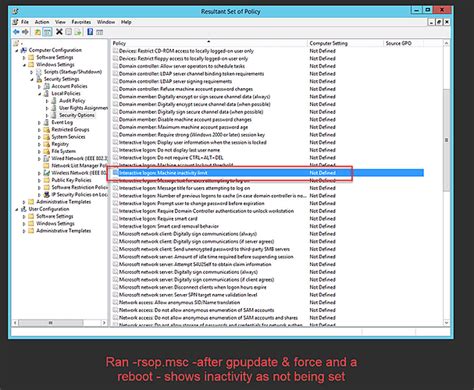 Image result for Inactivity Timeout GPO