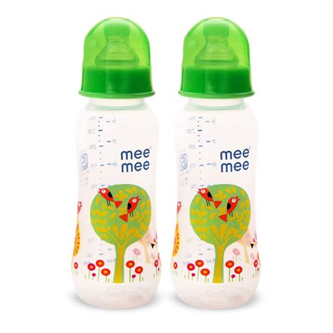 Buy Mee Mee Premium Glass Feeding Bottle | BPA-Free | Anti-Colic Teat ...