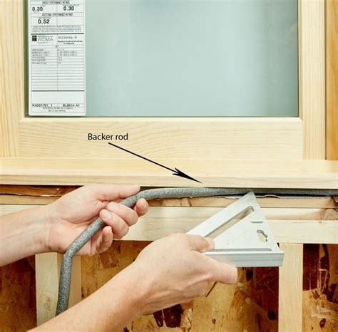Image result for Backer Rod for Window Installation