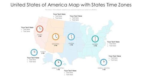 Time Zones in All States of America in Comparison to the U. K. 的图像结果