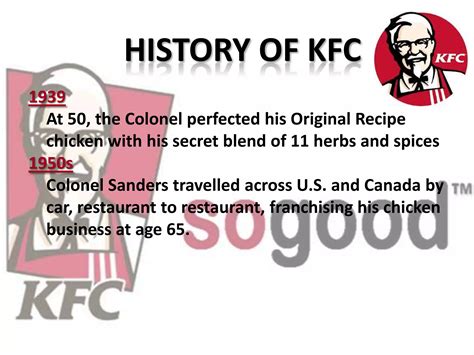 KFC PRESENTATION SLIDE | PPTX